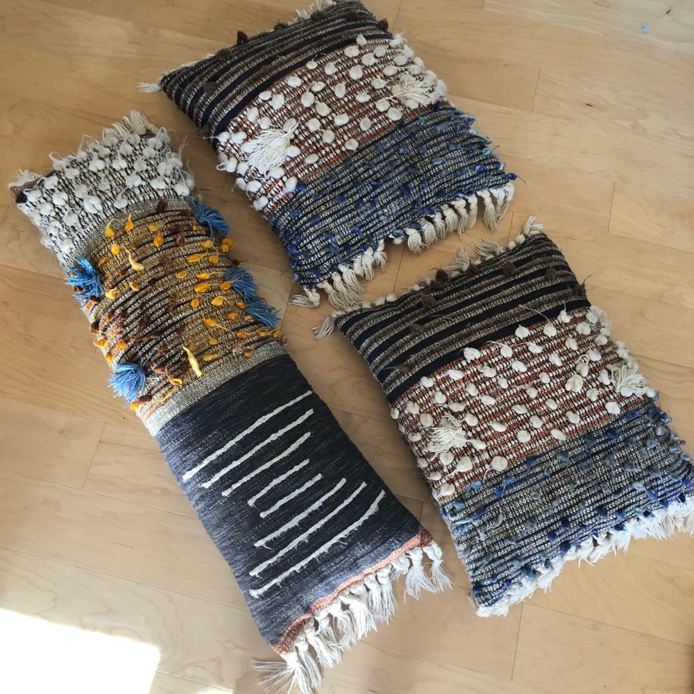 Anthropologie throw pillows